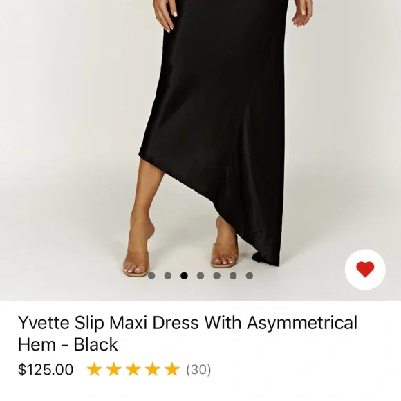 yvette slip maxi dress with asymmetrical hem Yvette Slip Maxi Dress With Asymmetrical Hem - Black
